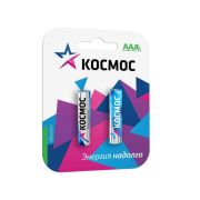 Элемент питания алкалиновый AAA/LR03 BP-2 (блист.2шт) КОСМОС KOCLR032BL
