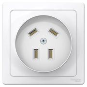 Розетка силовая СП BLANCA 3P+N 32А 400В бел. SchE