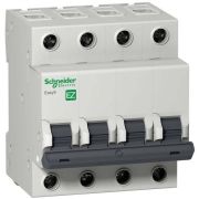 Авт.выключатель Sсhneider Electric 4п C 40А 4.5кА EASY9